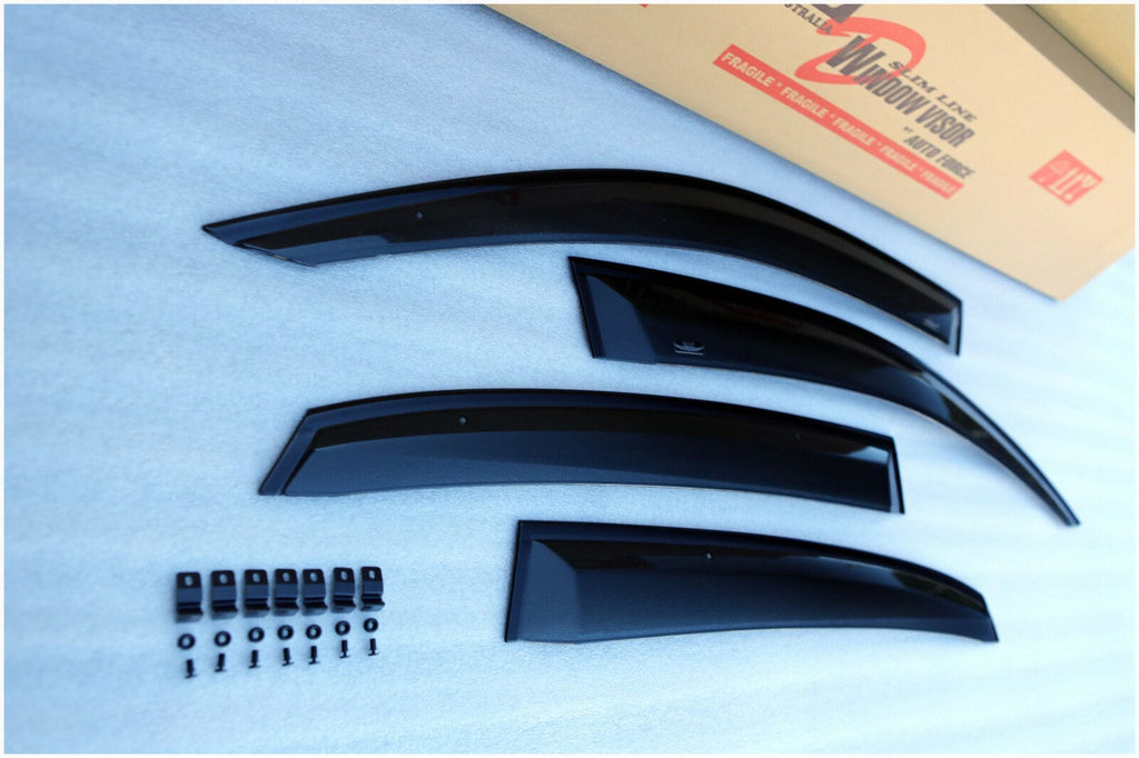 Installed View - Honda Civic Hatch FK FC (2016-2021): OEM Style Window Visors