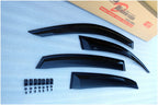 Installed View - Honda Civic Hatch FK FC (2016-2021): OEM Style Window Visors