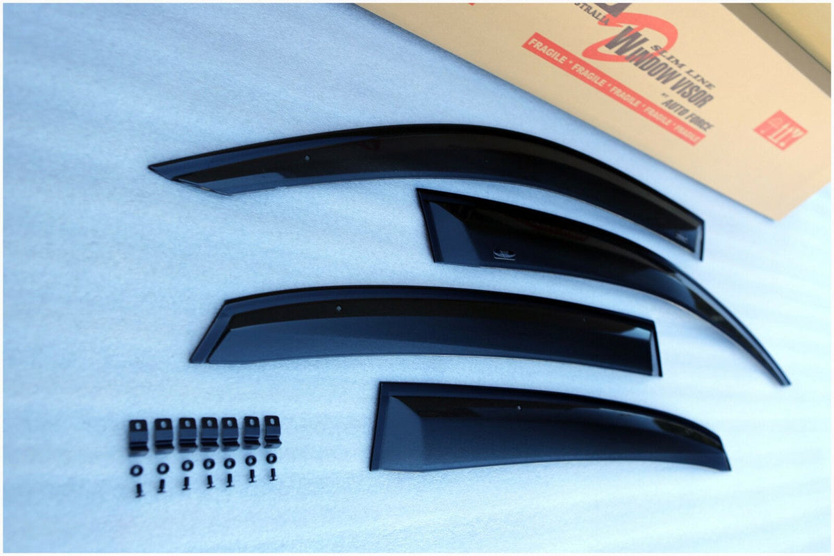 Installed View - Honda Civic Hatch FK FC (2016-2021): OEM Style Window Visors