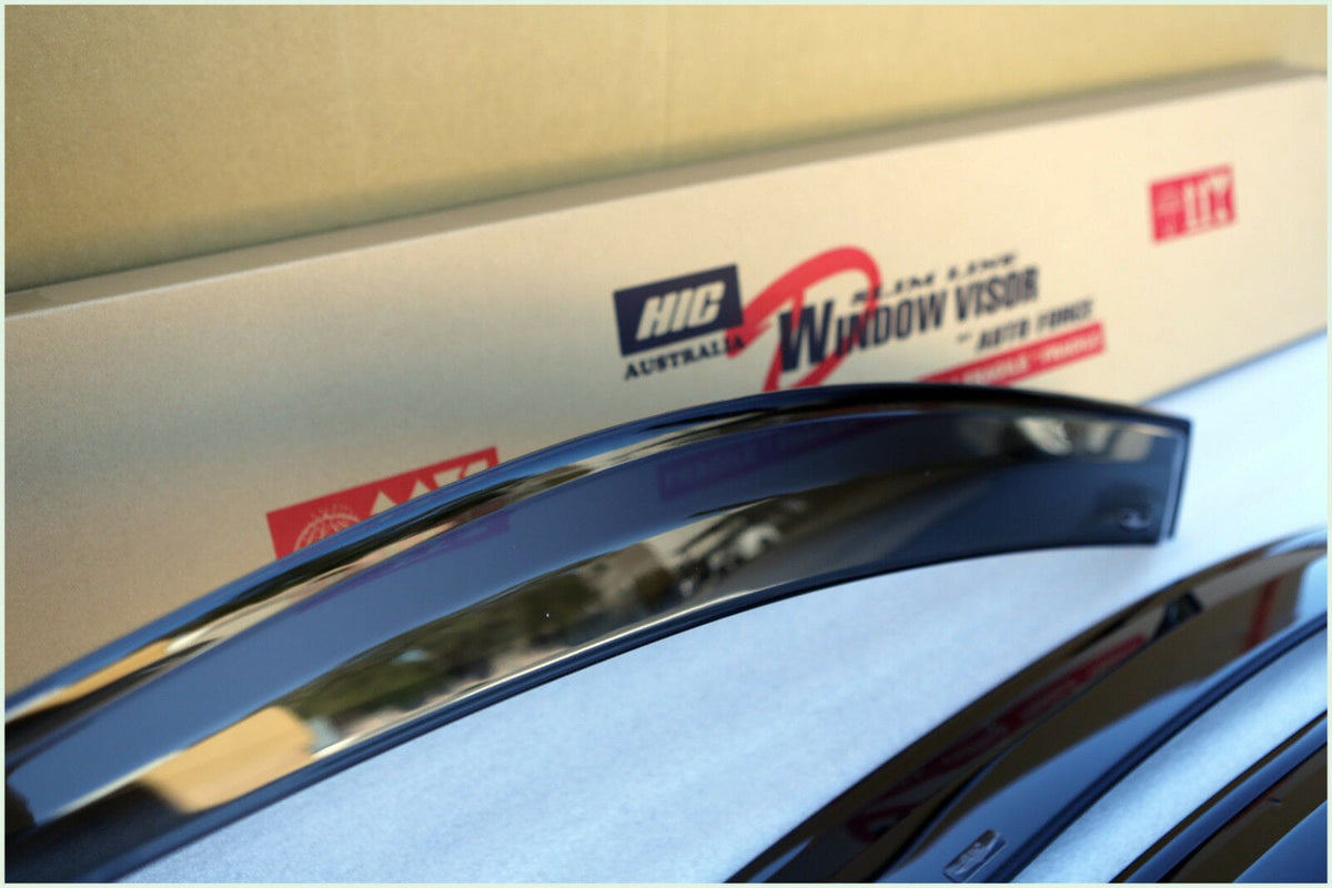 Installed View - Honda Civic Hatch FK FC (2016-2021): OEM Style Window Visors