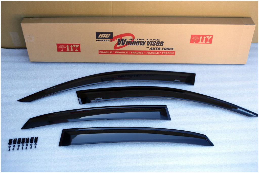 Installed View - Honda Civic Hatch FK FC (2016-2021): OEM Style Window Visors