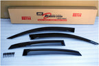 Installed View - Honda Civic Hatch FK FC (2016-2021): OEM Style Window Visors