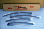 Installed View - Honda Civic Hatch FK FC (2016-2021): OEM Style Window Visors