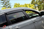 Installed View - Honda CR-V 2013-2017: Premium Chrome Window Visors