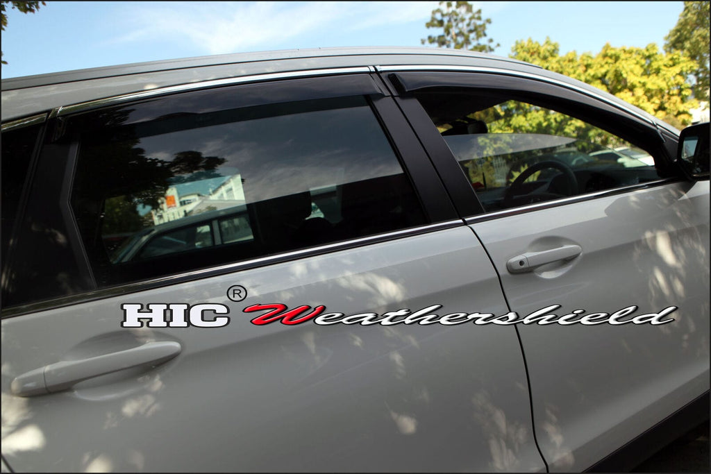 Installed View - Honda CR-V 2013-2017: Premium Chrome Window Visors
