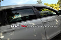 Installed View - Honda CR-V 2013-2017: Premium Chrome Window Visors