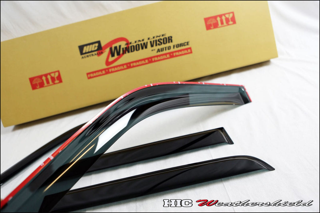 Installed View - Honda CRV RD1 RD2 (1997-2001): Premium Window Visors