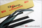 Installed View - Honda CRV RD1 RD2 (1997-2001): Premium Window Visors