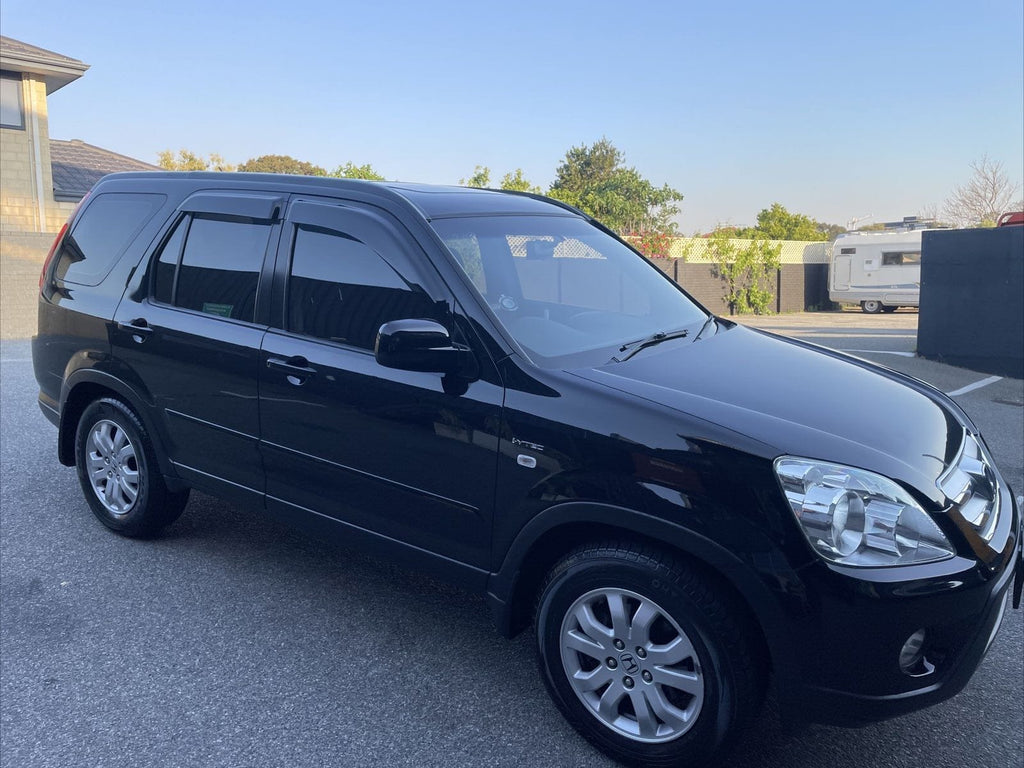Installed View - Honda CRV RD4 RD5 RD7 (2002-2006): Premium Window Visors