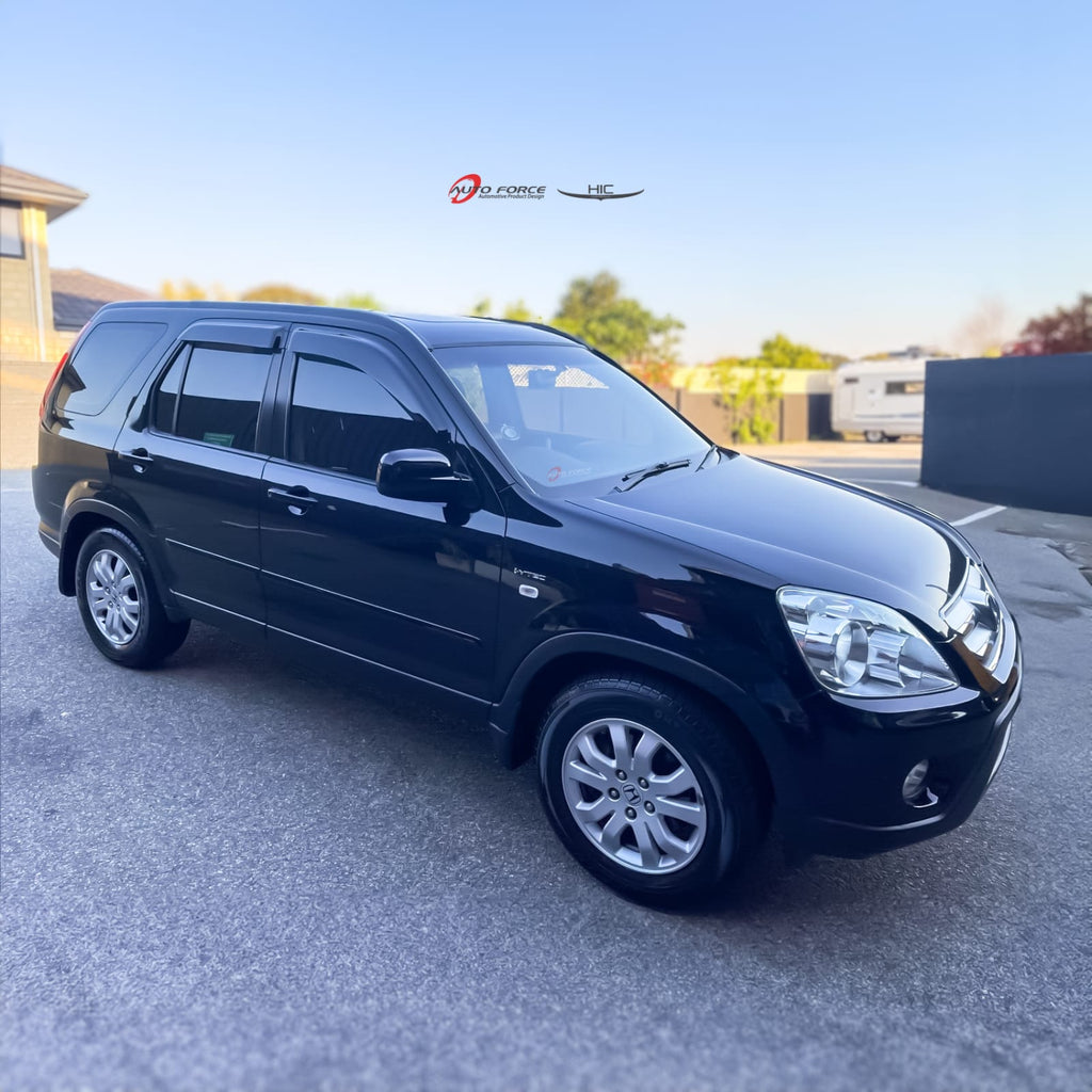 Installed View - Honda CRV RD4 RD5 RD7 (2002-2006): Premium Window Visors