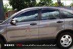 Installed View - Honda CRV RE1 RE2 RE3 RE4 (2006-2012): Premium Window Visors