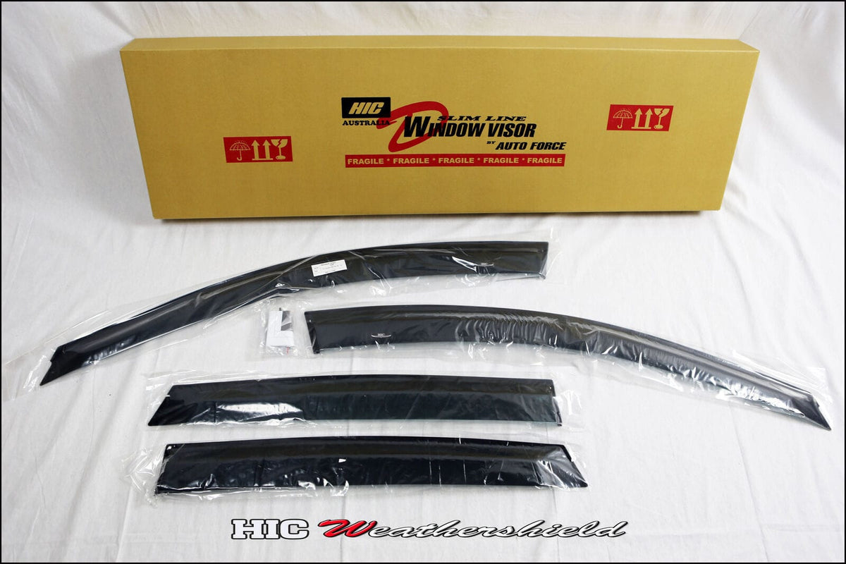 Installed View - Honda CRV RE1 RE2 RE3 RE4 (2006-2012): Premium Window Visors