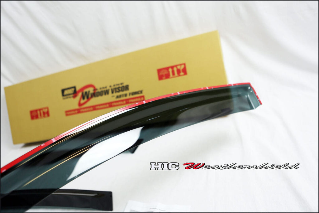 Installed View - Honda CRV RE1 RE2 RE3 RE4 (2006-2012): Premium Window Visors