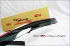 Installed View - Honda CRV RE1 RE2 RE3 RE4 (2006-2012): Premium Window Visors