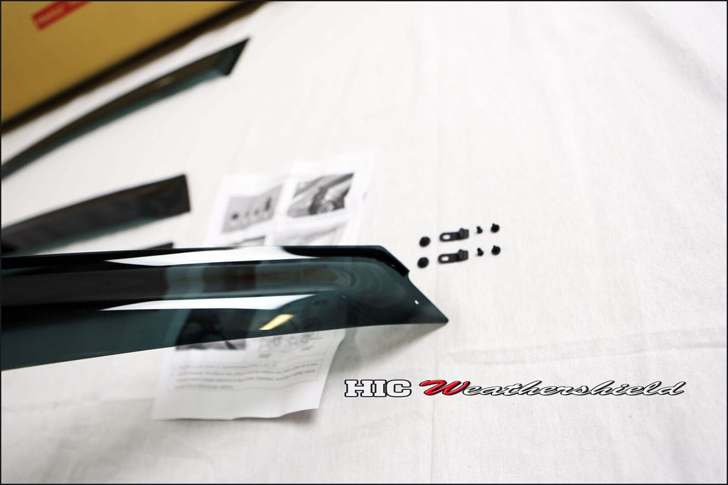 Installed View - Honda CRV RE1 RE2 RE3 RE4 (2006-2012): Premium Window Visors