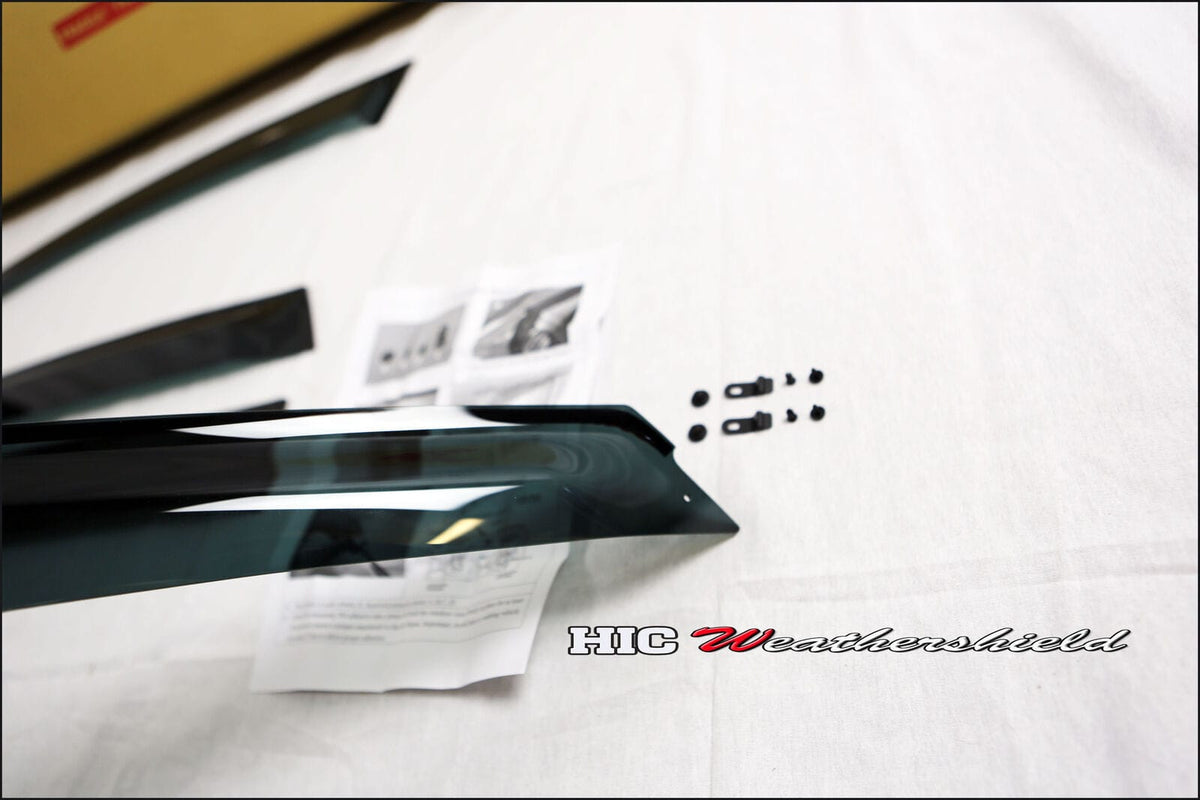 Installed View - Honda CRV RE1 RE2 RE3 RE4 (2006-2012): Premium Window Visors