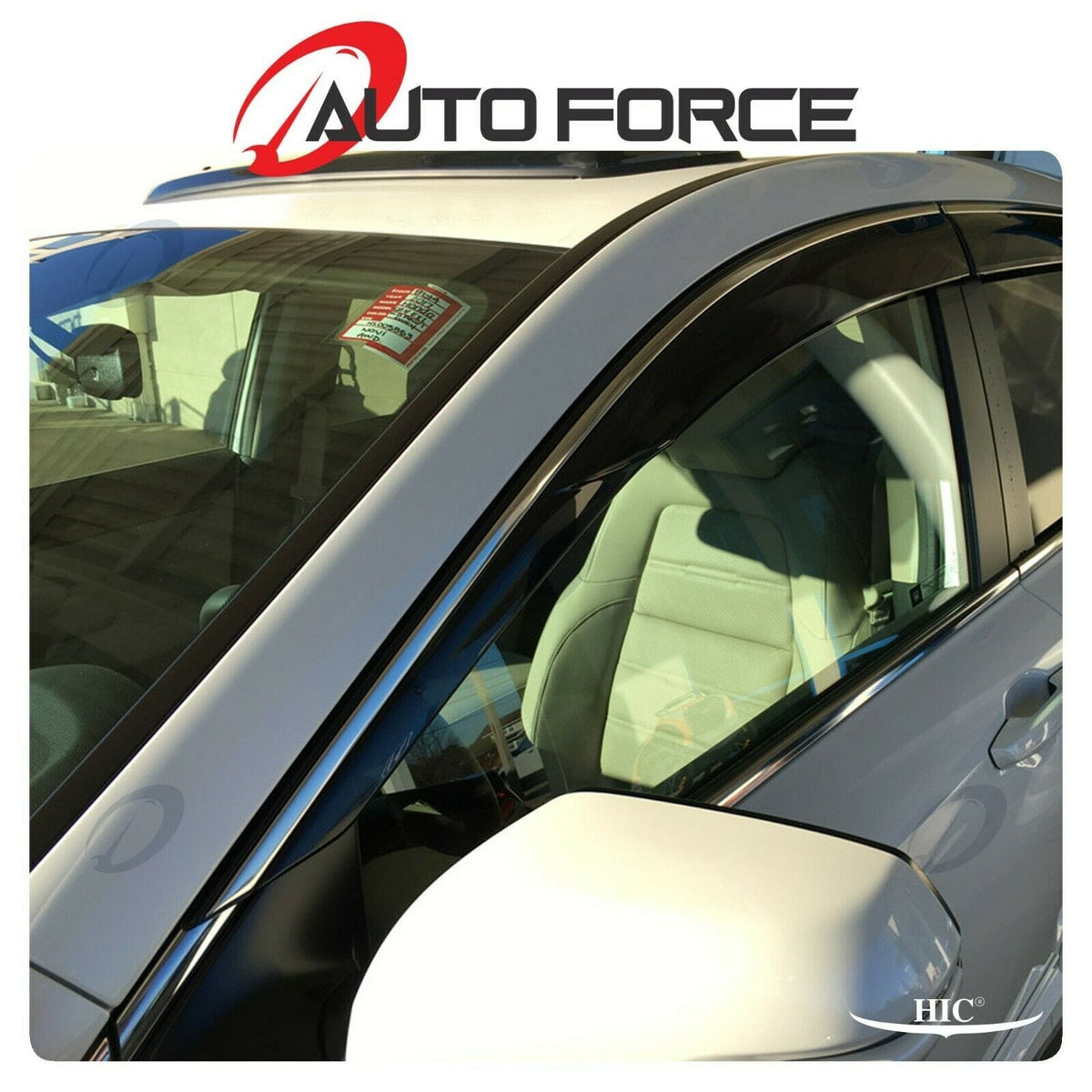 Installed View - Honda CRV RW RT (2017-2021): OEM Style Window Visors