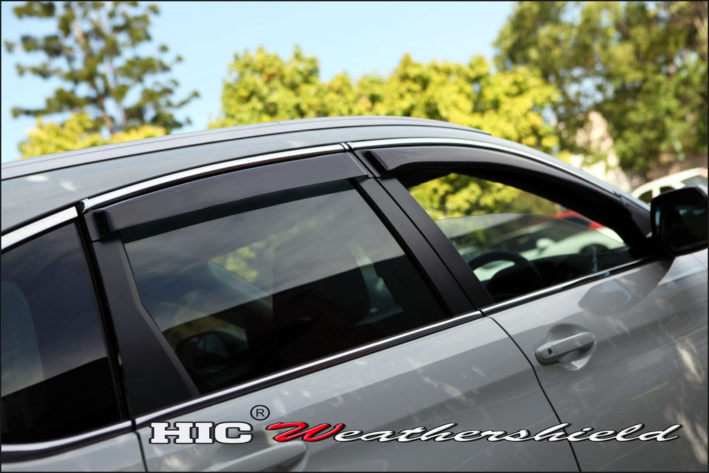 Installed View - Honda CRV RW RT (2017-2021): OEM Style Window Visors
