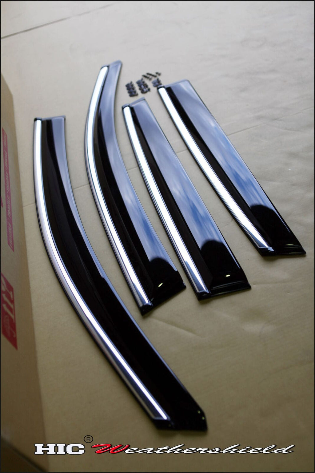 Installed View - Honda CRV RW RT (2017-2021): OEM Style Window Visors