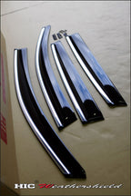 Installed View - Honda CRV RW RT (2017-2021): OEM Style Window Visors