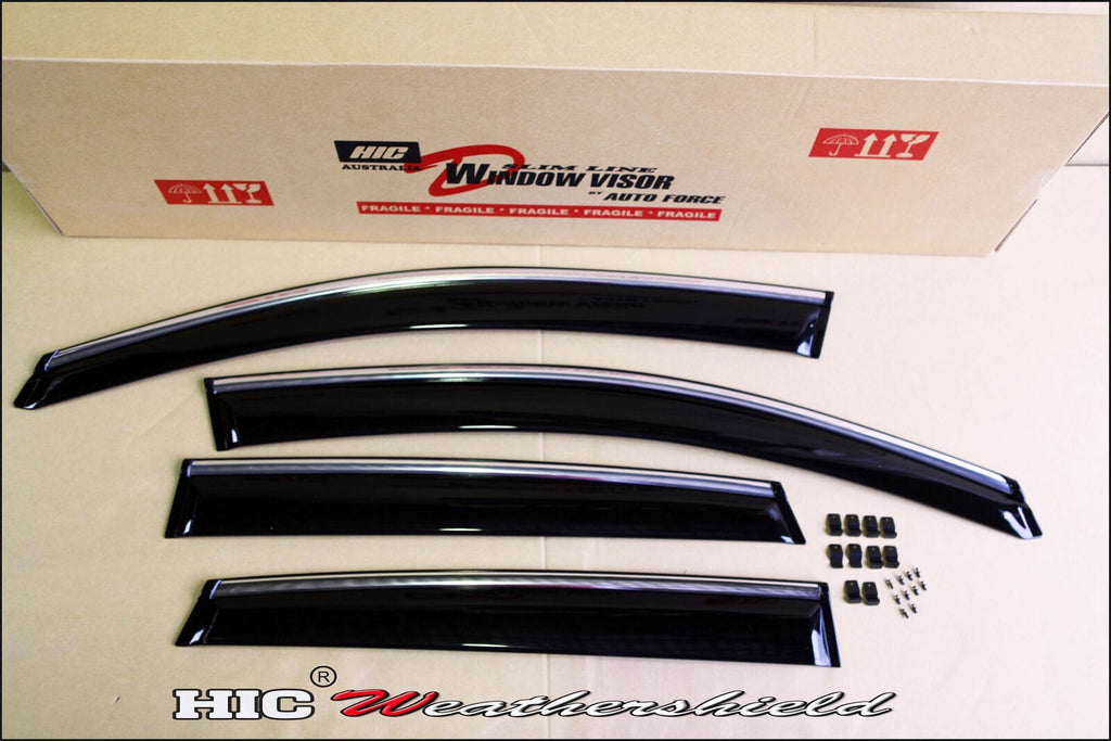 Installed View - Honda CRV RW RT (2017-2021): OEM Style Window Visors