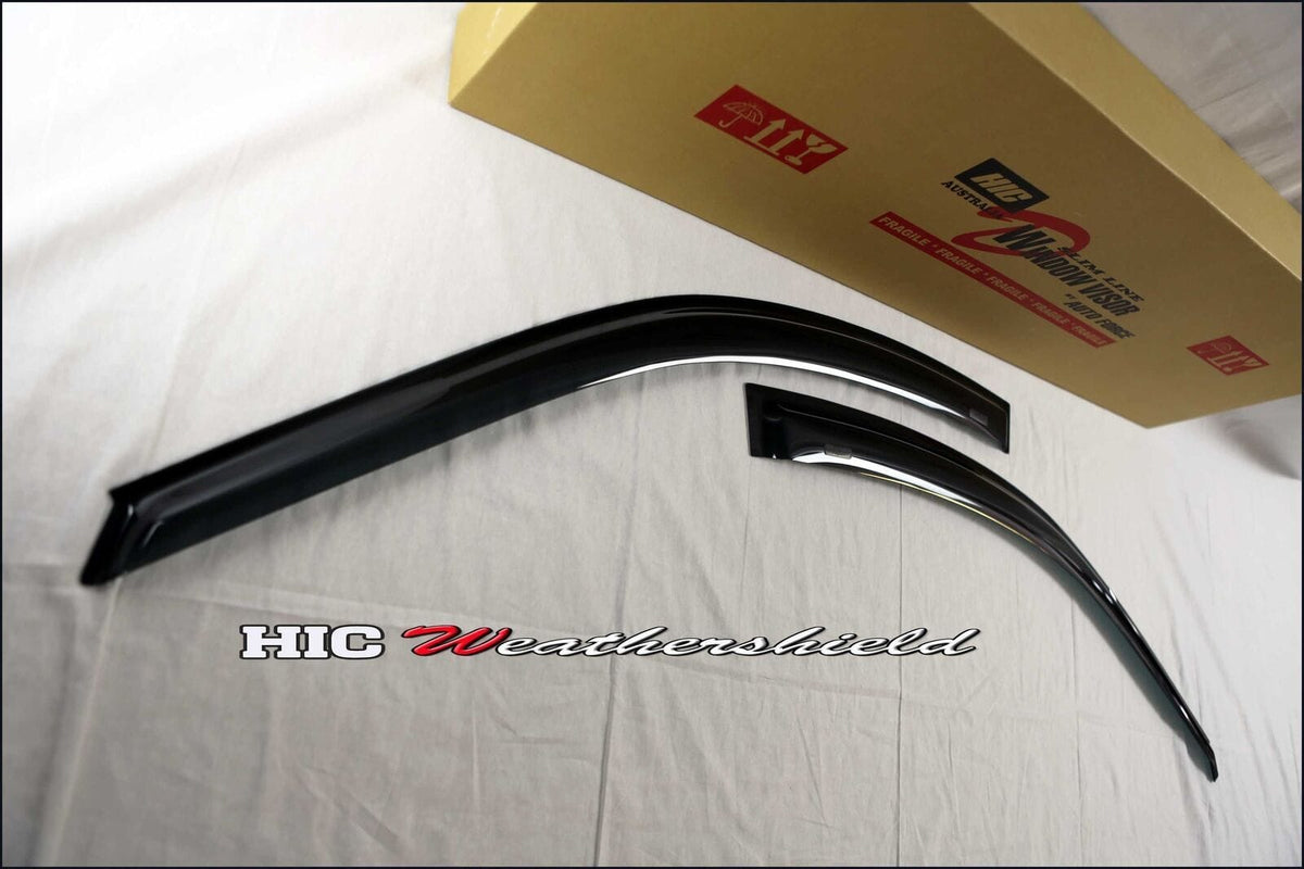 Installed View - Honda Integra DC2 (1994-2001): Premium Window Visors