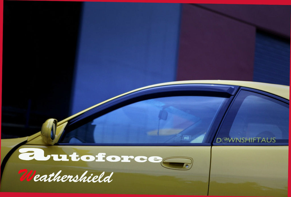 Installed View - Honda Integra DC2 (1994-2001): Premium Window Visors