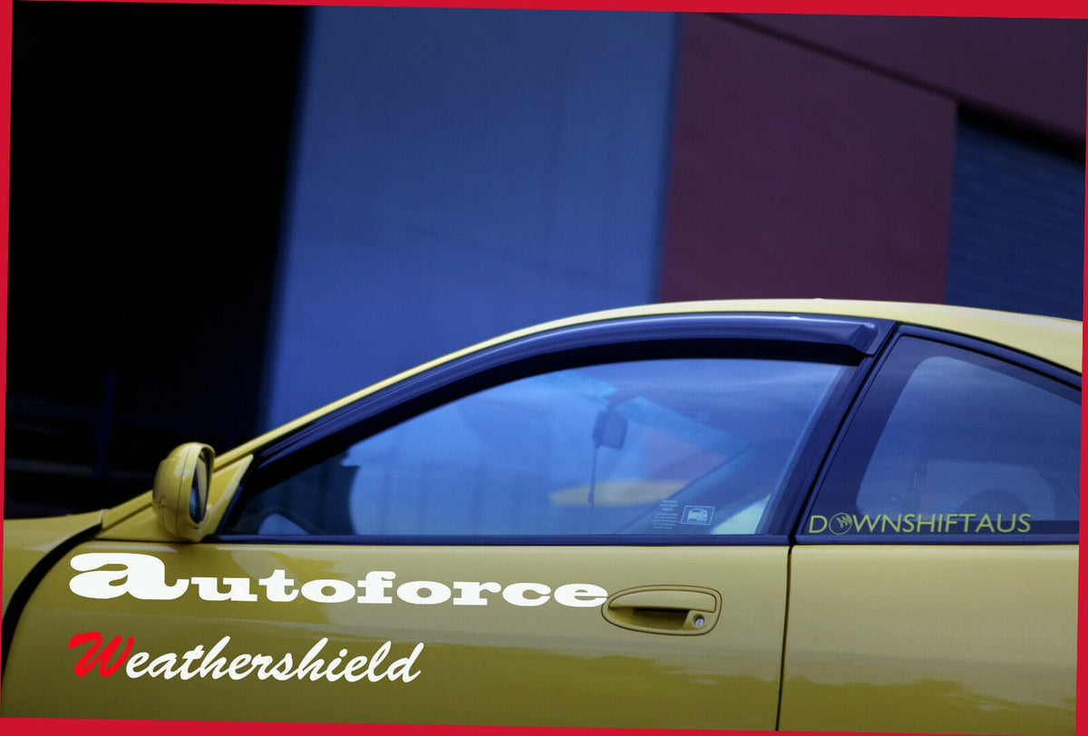 Installed View - Honda Integra DC2 (1994-2001): Premium Window Visors