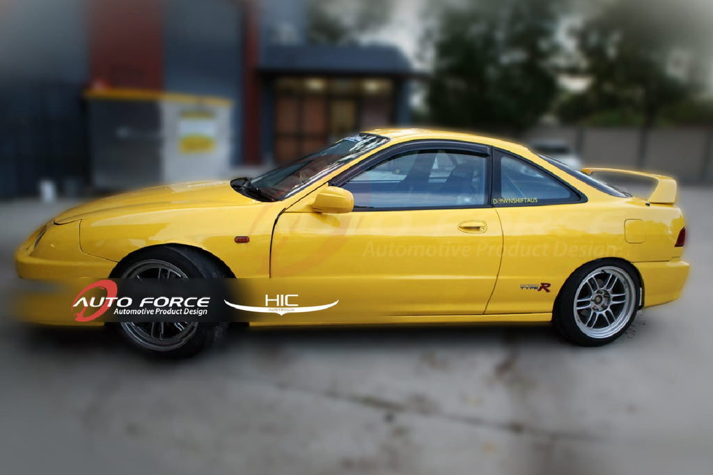 Installed View - Honda Integra DC2 (1994-2001): Premium Window Visors