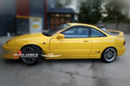 Installed View - Honda Integra DC2 (1994-2001): Premium Window Visors