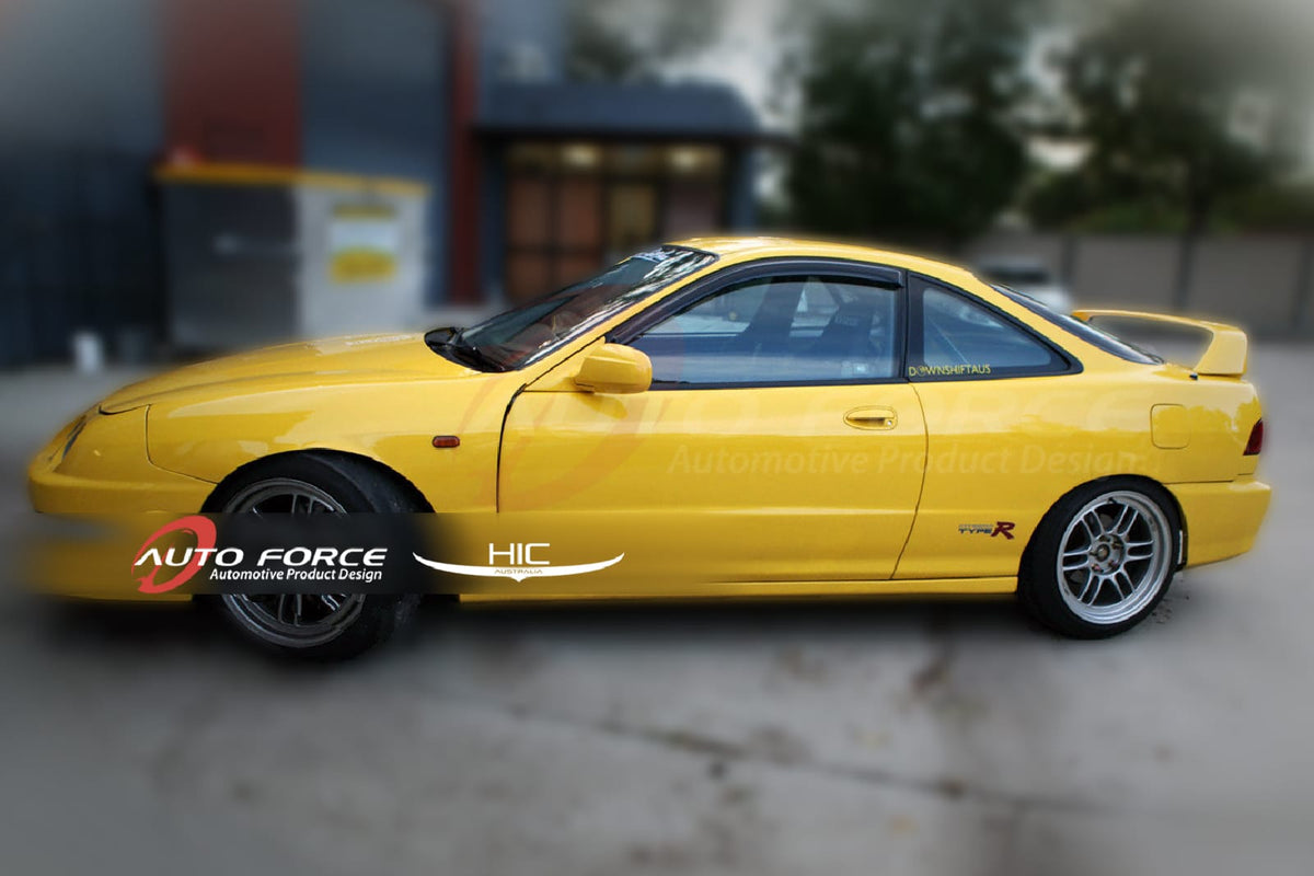 Installed View - Honda Integra DC2 (1994-2001): Premium Window Visors