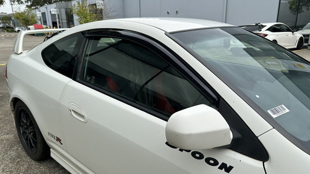 Installed View - Honda Integra DC5 (2002-2006): Premium Window Visors