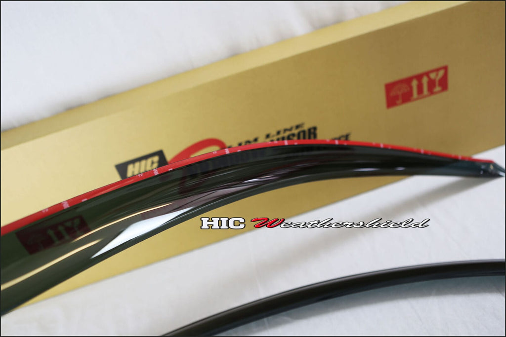 Installed View - Honda Integra DC5 (2002-2006): Premium Window Visors