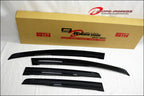 Installed View - Honda Jazz GK5 (2014-2021): Mugen Style Window Visors