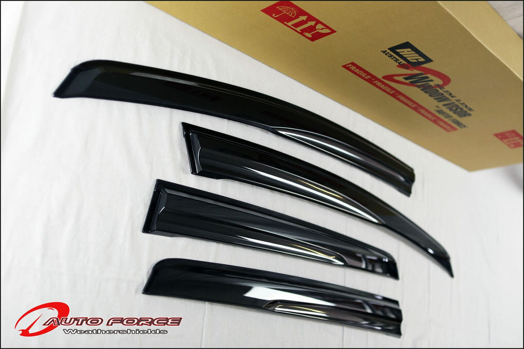 Installed View - Honda Jazz GK5 (2014-2021): Mugen Style Window Visors