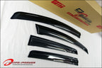 Installed View - Honda Jazz GK5 (2014-2021): Mugen Style Window Visors