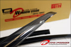 Installed View - Honda Jazz GK5 (2014-2021): Mugen Style Window Visors