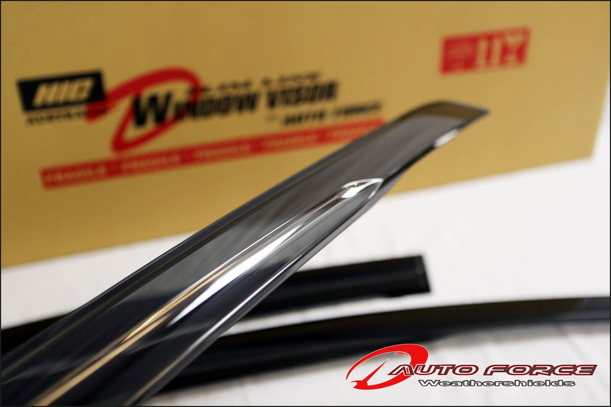 Installed View - Honda Jazz GK5 (2014-2021): Mugen Style Window Visors