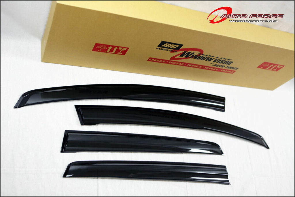Installed View - Honda Jazz GK5 (2014-2021): Mugen Style Window Visors