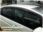 Installed View - Honda Jazz GK5 (2014-2021): Mugen Style Window Visors