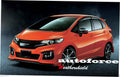 Installed View - Honda Jazz GK5 (2014-2021): Mugen Style Window Visors
