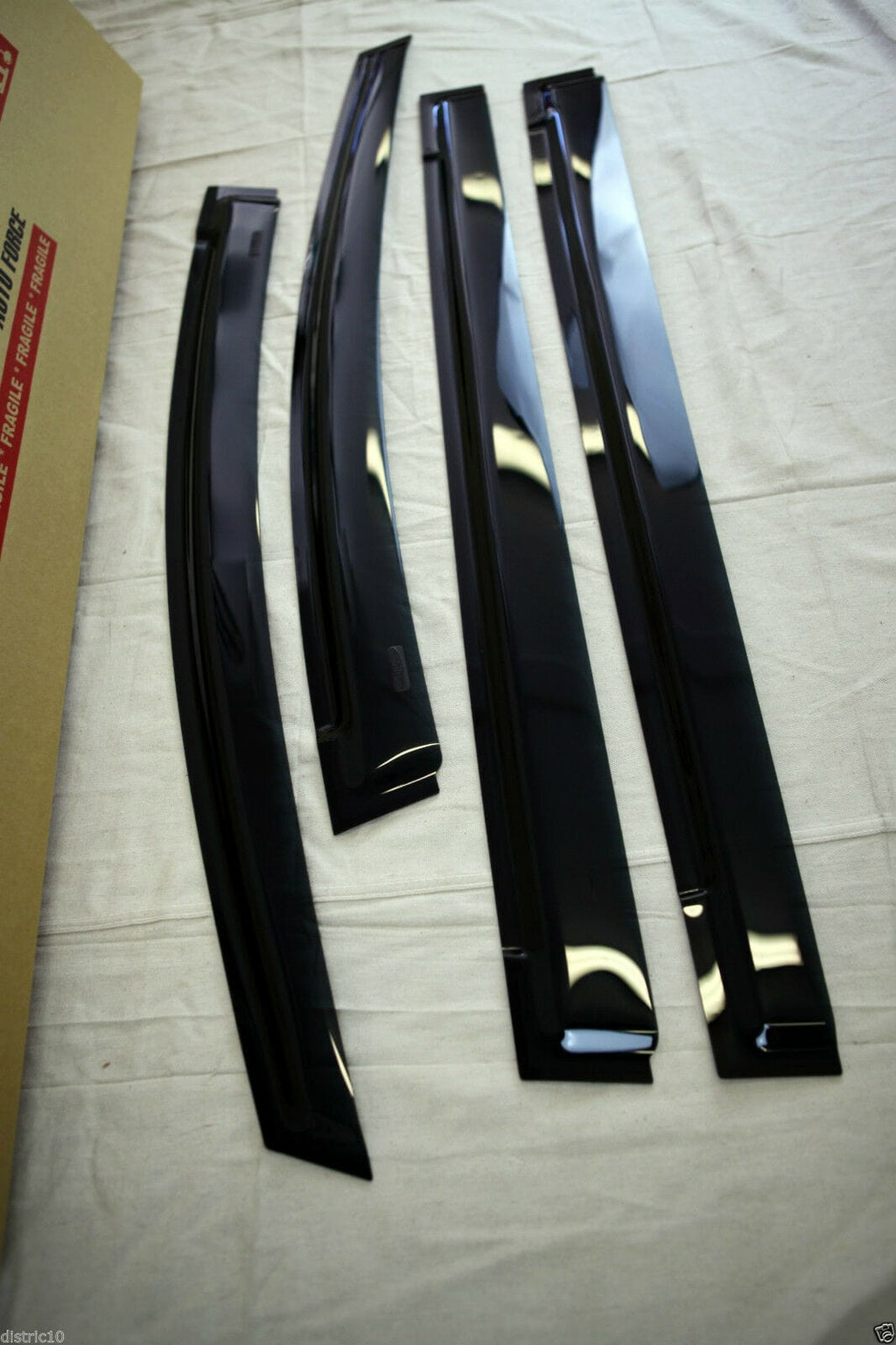 Installed View - Honda Odyssey RC (2014-2019): Premium Window Visors