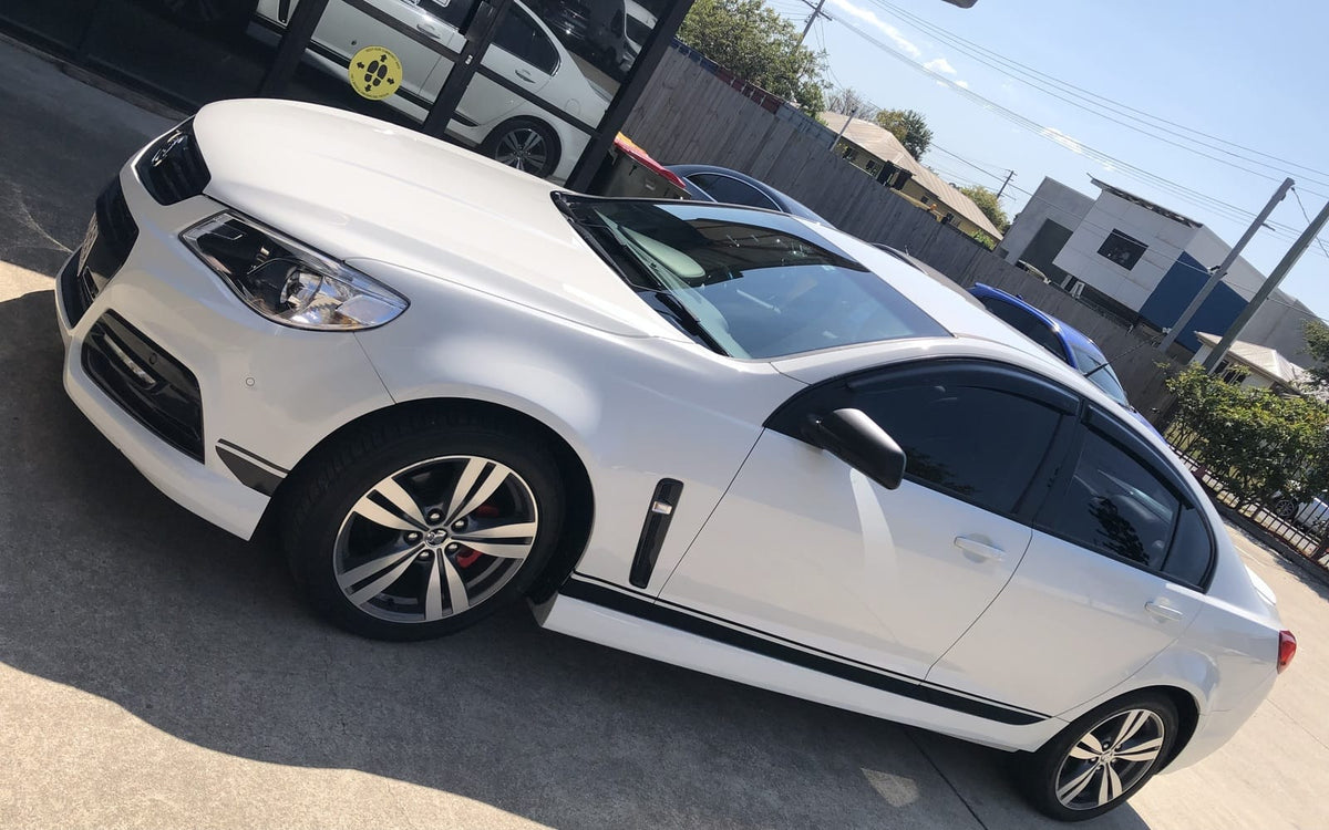 Installed View - HSV Grange E Series WM Sedan (2006-2017): Premium Window Visors