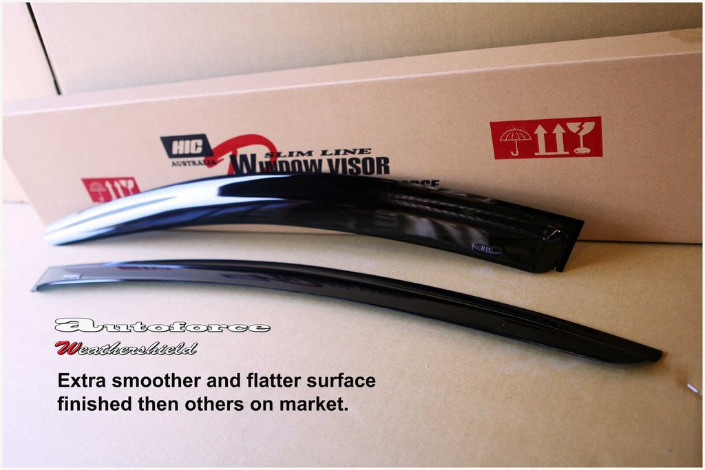 Installed View - HSV Grange E Series WM Sedan (2006-2017): Premium Window Visors