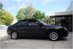 Installed View - Hyundai Elantra Sedan (2000-2006): Premium Window Visors