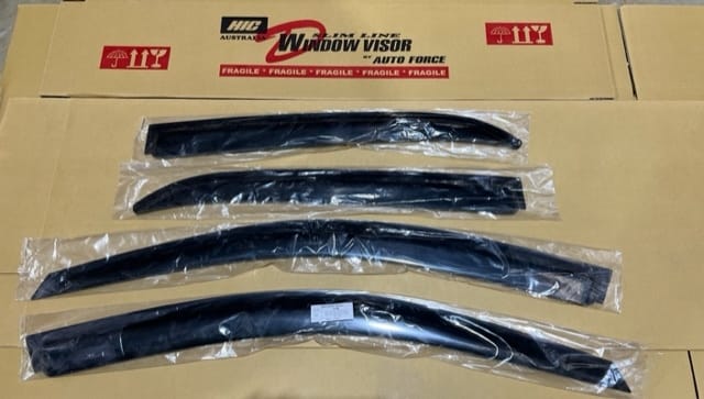 Installed View - Hyundai Elite 5 Door Hatchback (2015-On): Premium Window Visors