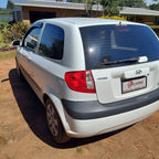 Installed View - Hyundai Getz 3 Door Hatch (2002-2011): Premium Window Visors (Front Only)
