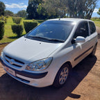 Installed View - Hyundai Getz 3 Door Hatch (2002-2011): Premium Window Visors (Front Only)