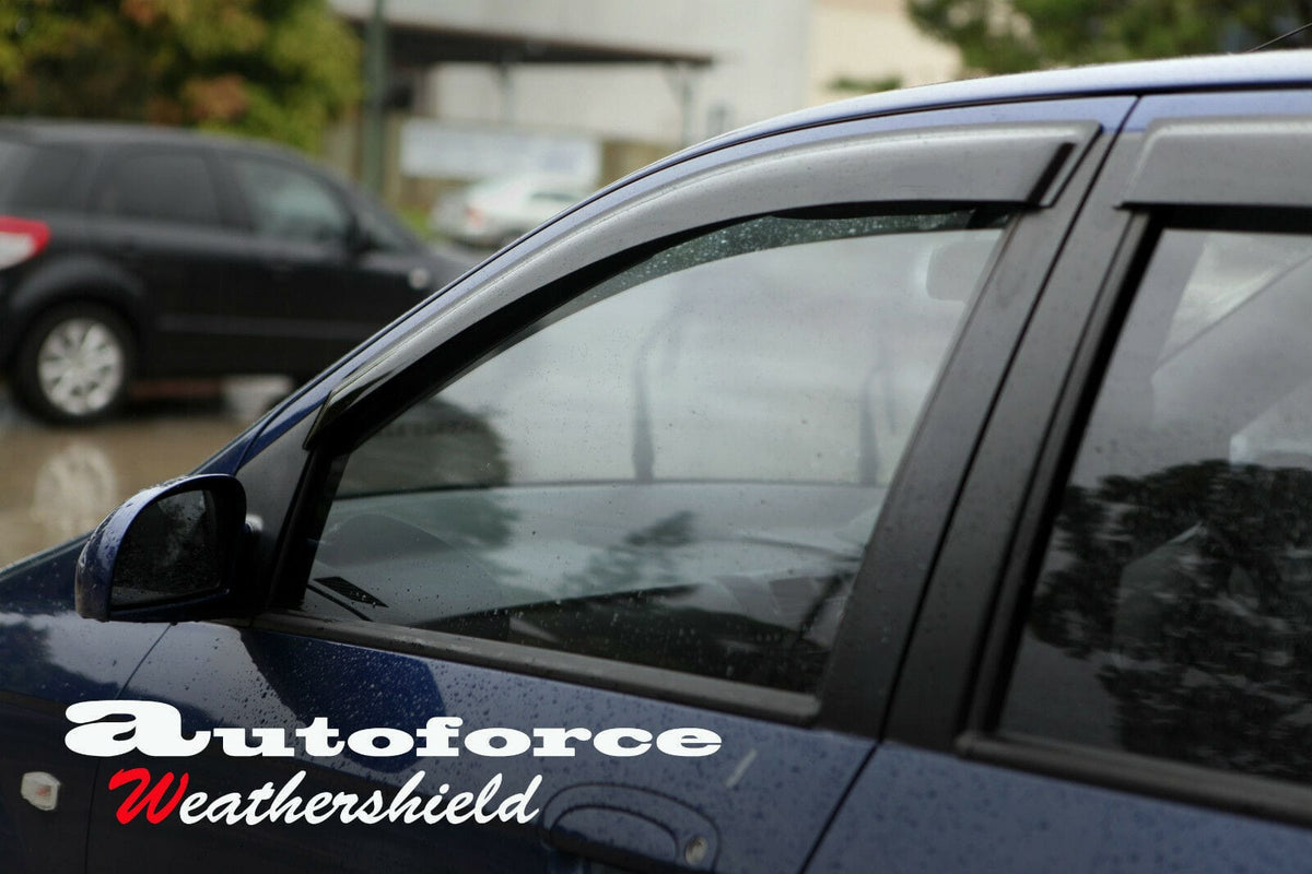 Installed View - Hyundai Getz Hatch (2002-2011): Premium Window Visors