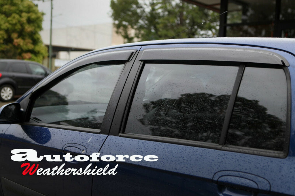 Installed View - Hyundai Getz Hatch (2002-2011): Premium Window Visors